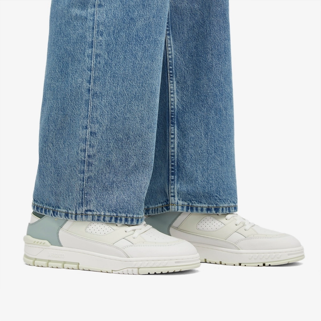 Axel Arigato Men's Area Lo Sneaker White/Green